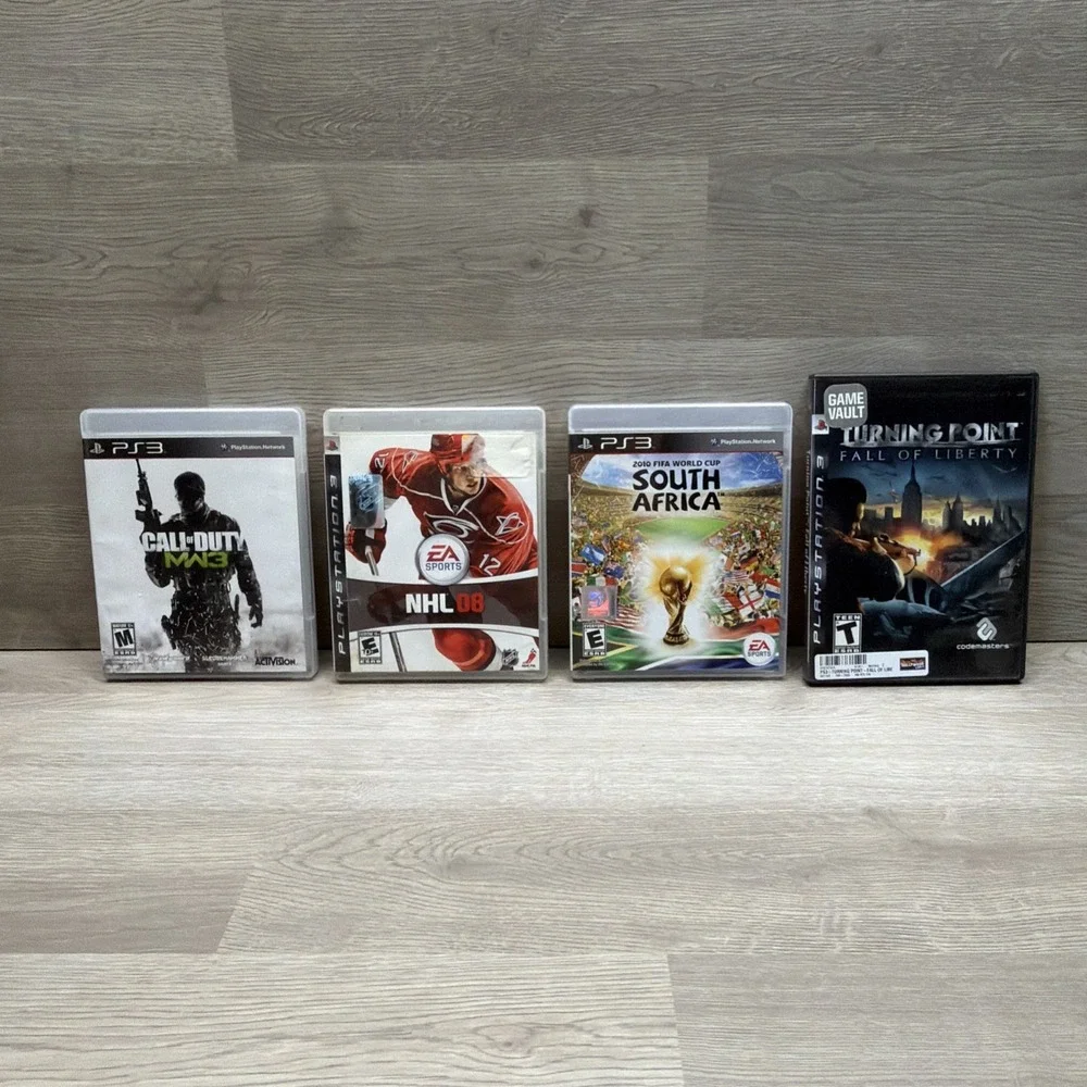 PlayStation PS3 Lot Of 4. COD MW3, NHL 08, 2016 Fifa South Africa, Turning Point